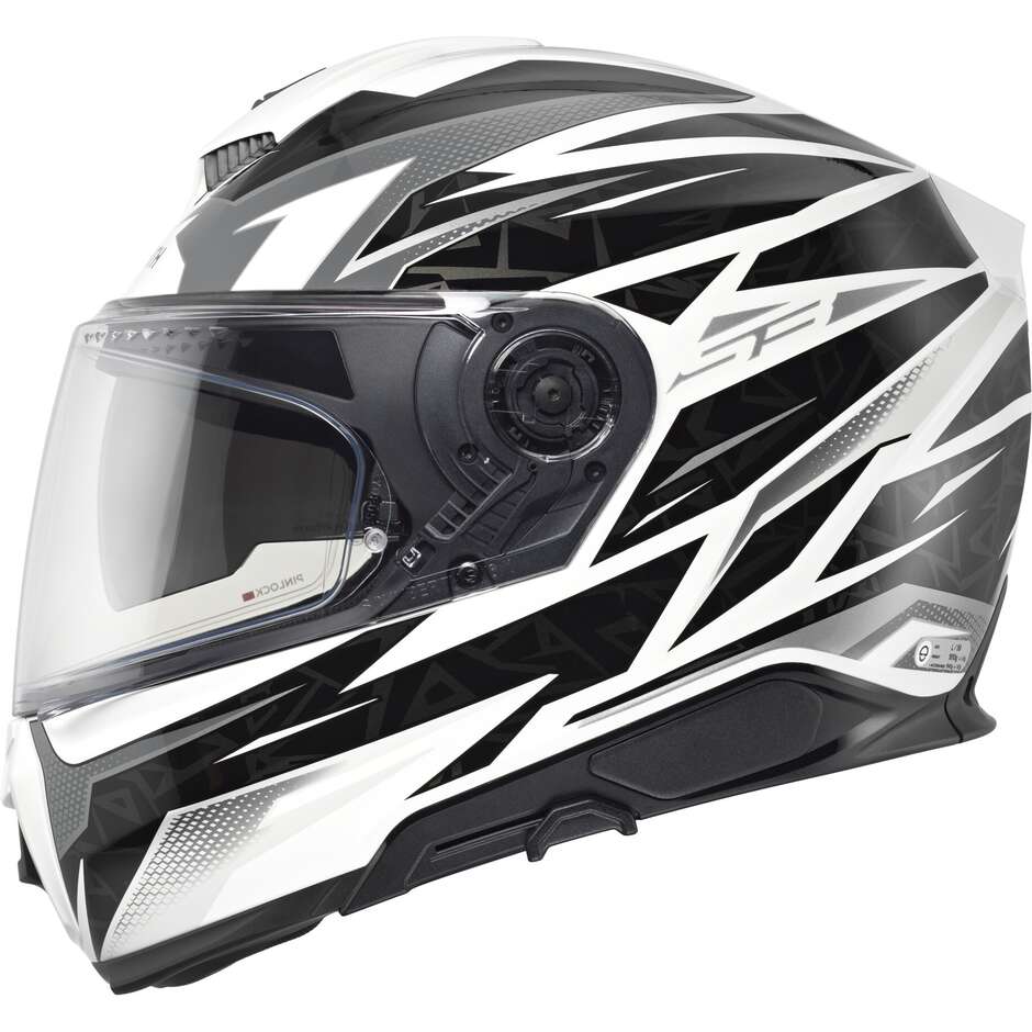 Schuberth S3 THUNDER Full Face Touring Motorcycle Helmet White