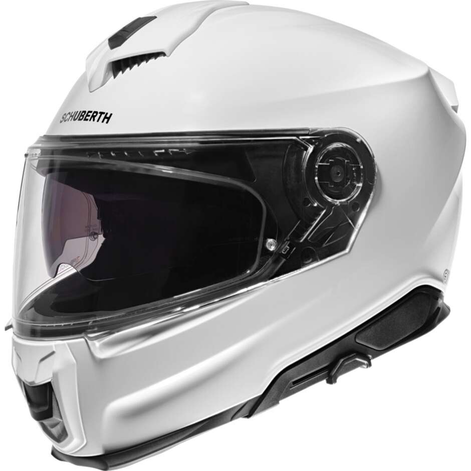 Schuberth S3 Touring Integral Motorcycle Helmet Glossy White