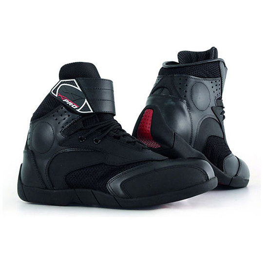 Schuhstiefel Motorrad-Techniken American Pro Octane Schwarz Regenmäntel
