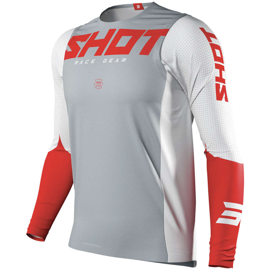 Schuss Luftstrom Rotes Kreuz Enduro Motorrad Trikot