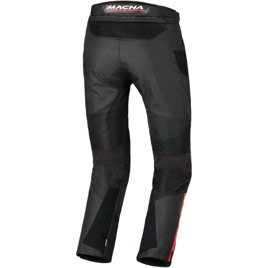 Schwarze Macna Synchrone Motorradhose – gekürzt