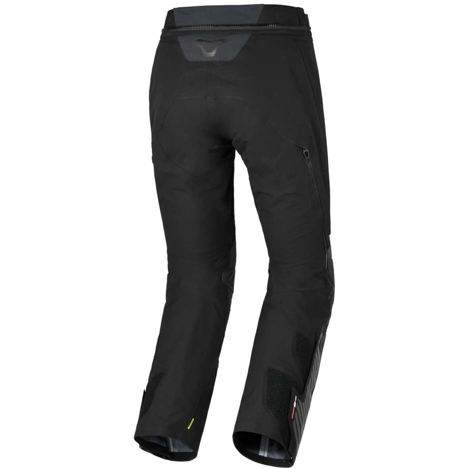 Schwarze Macna Synchrone Motorradhose – gekürzt