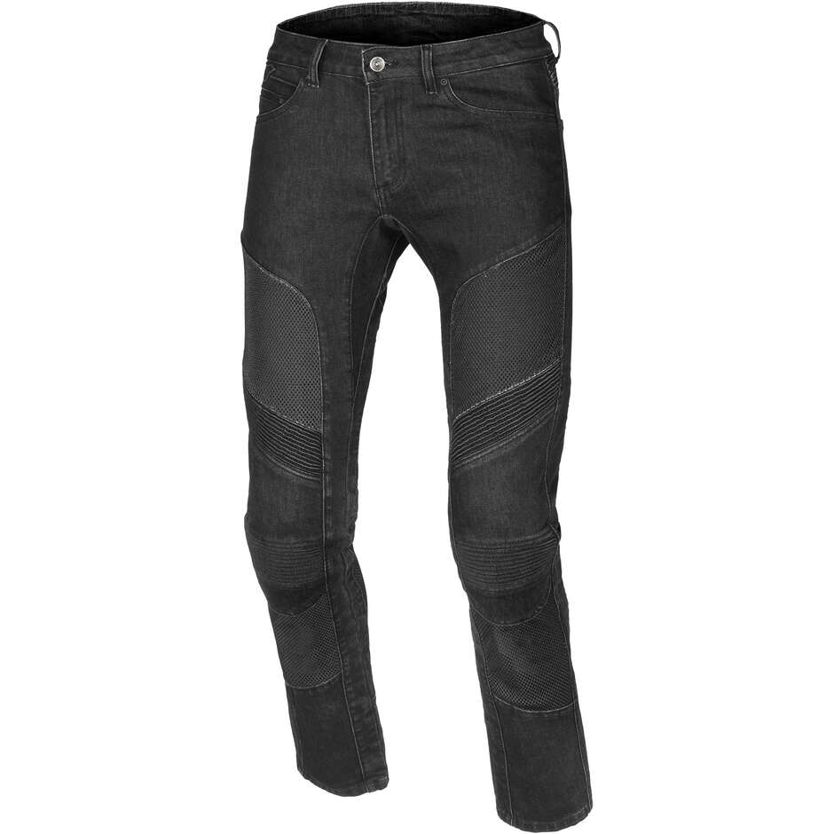 Schwarze Motorradjeans Macna Livity – Standard