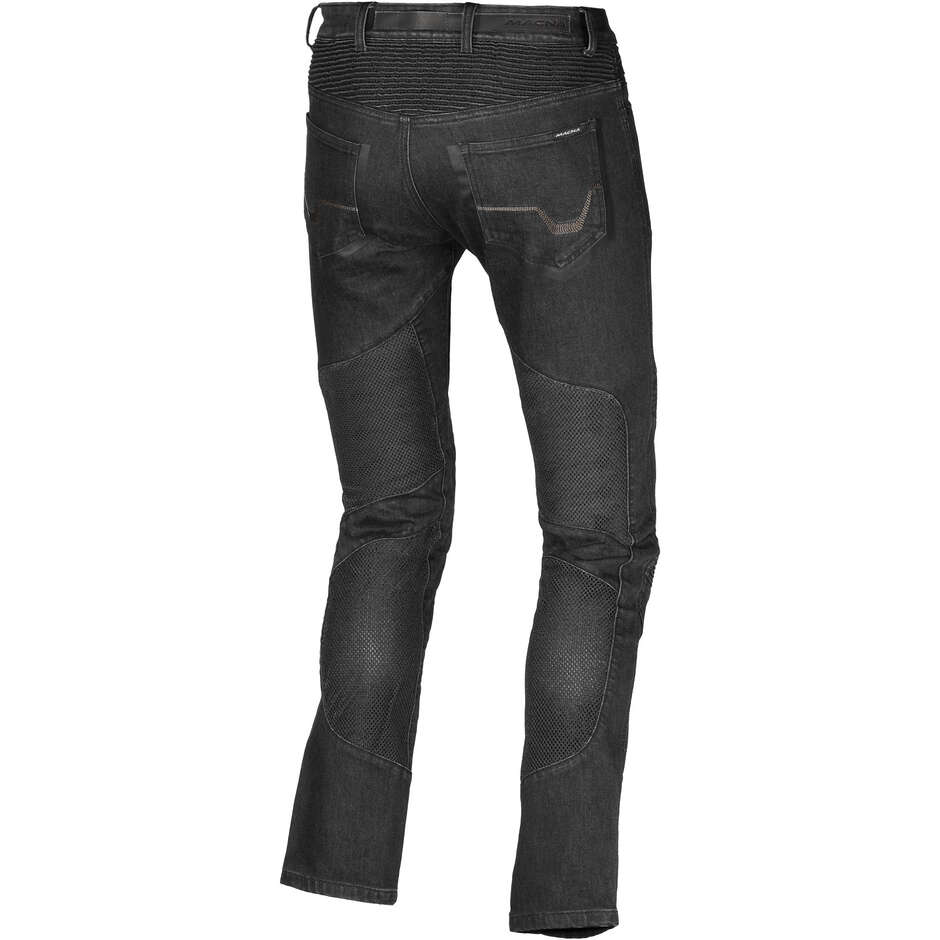 Schwarze Motorradjeans Macna Livity – Standard
