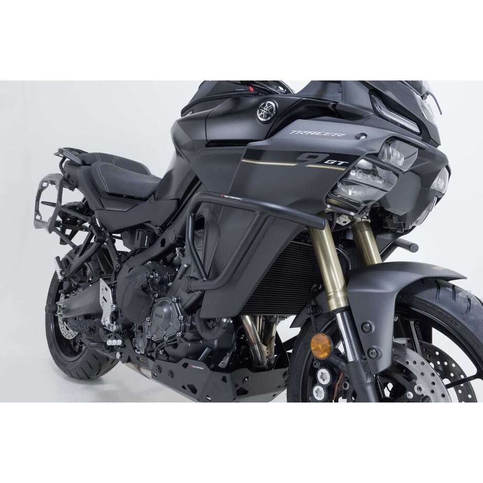 Schwarze Sw-Motech SBL.06.597.10000/B Motorrad-Sturzbügel für Yamaha Tracer 9 GT / GT+ (24-)