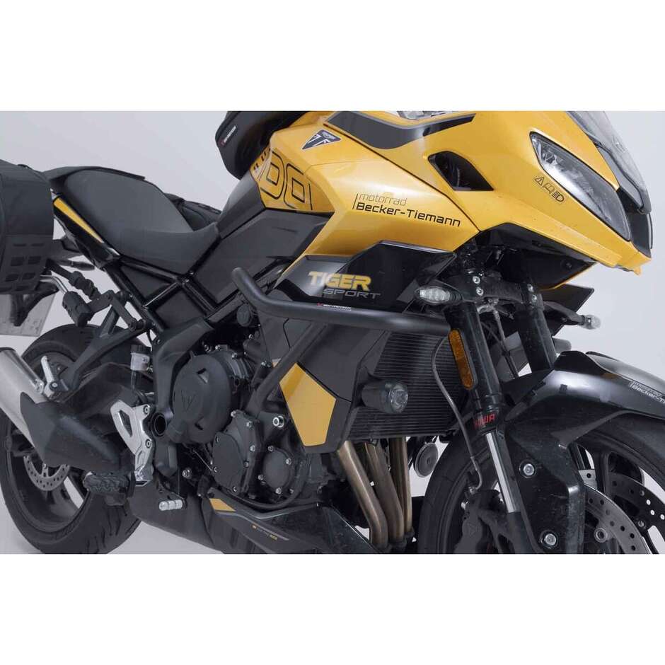 Schwarze Sw-Motech SBL.11.025.10000/B Motorrad-Sturzbügel für Triumph Tiger 800 Sport (24-)