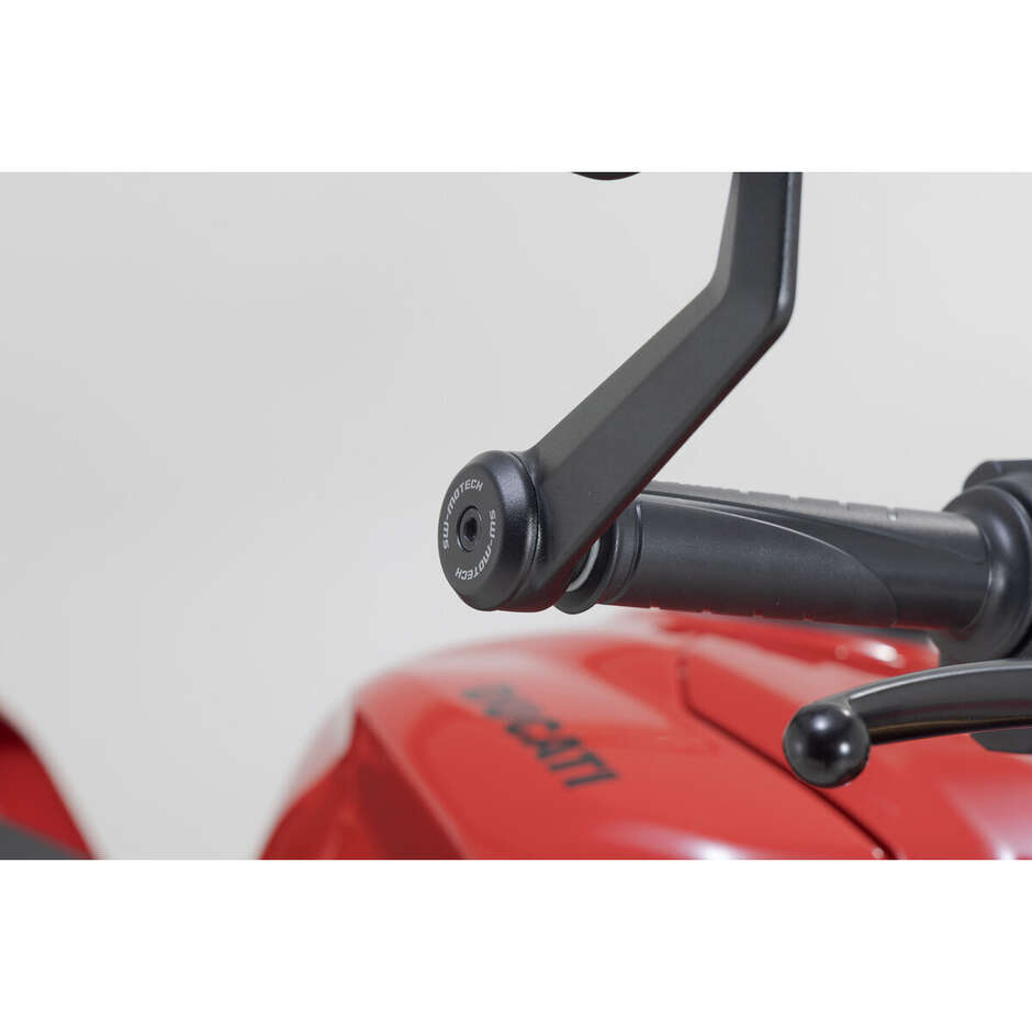 Schwarzer Lenker-Rückspiegel Sw-Motech MIR.04.882.10002 für Aprilia, Ducati, Honda, KTM, Yamaha Modelle