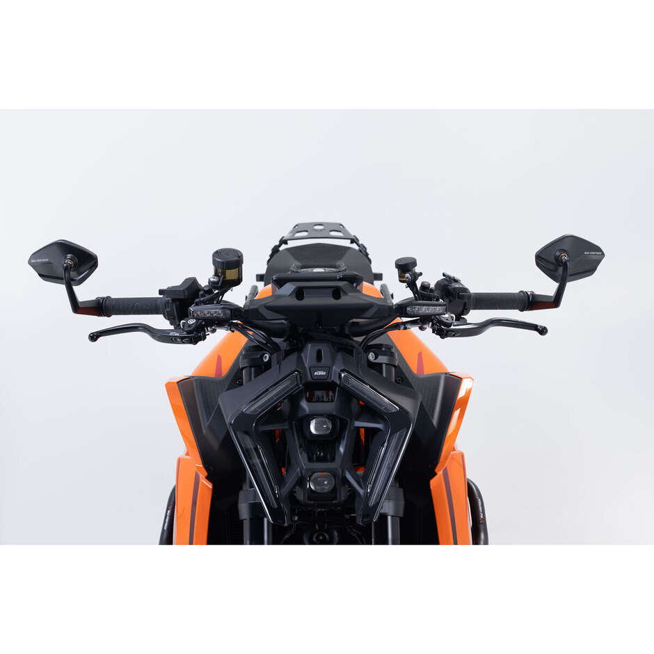 Schwarzer Lenker-Rückspiegel Sw-Motech MIR.04.915.10000 für KTM 1290/1390 Super Duke R / Evo