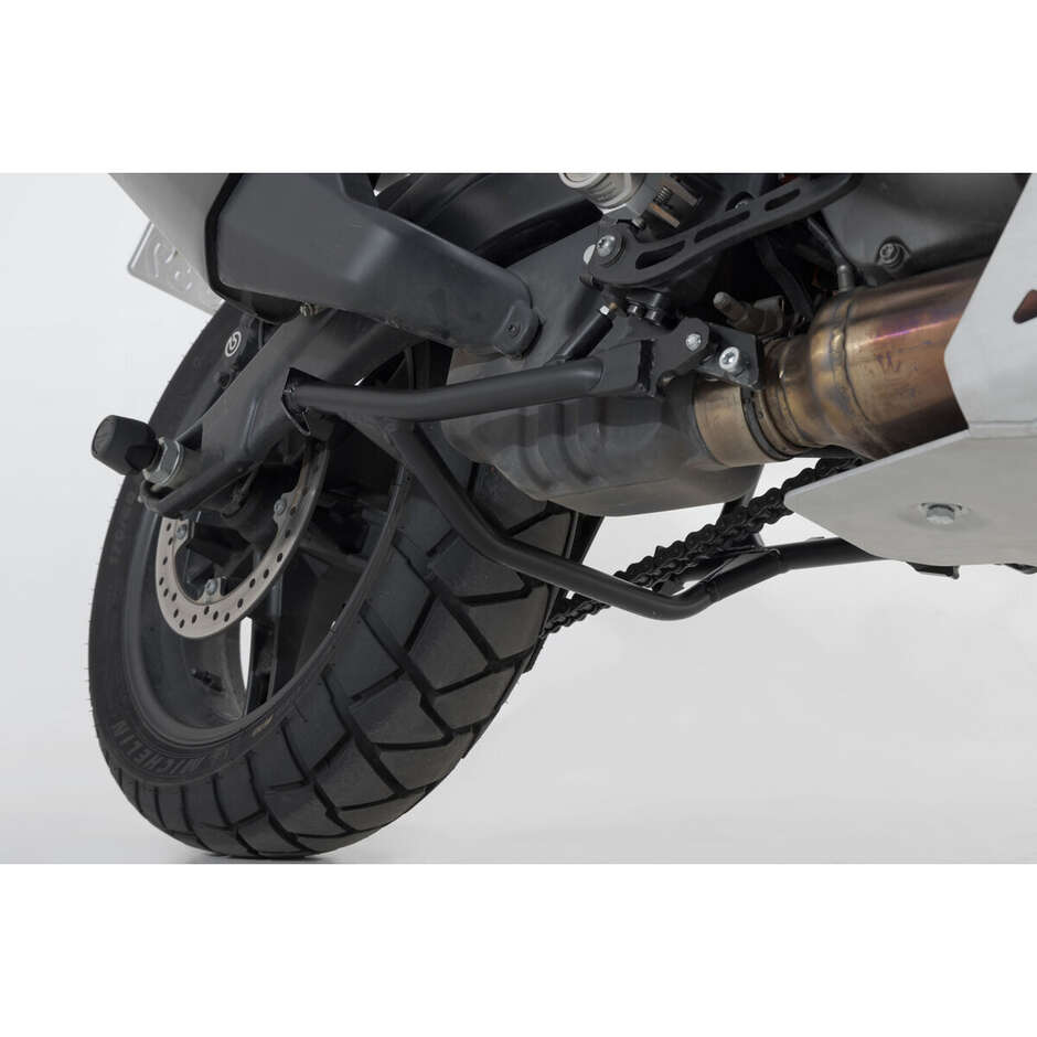 Schwarzer Motorrad-Mittelständer Sw-Motech HPS.18.911.10001/B für Harley-Davidson Pan America (21-)