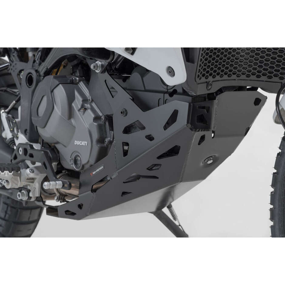 Schwarzer Motorschutzbügel Sw-Motech MSS.22.995.10001/B für Ducati DesertX (22-) / Rally (23-)