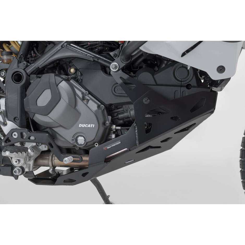 Schwarzer Motorschutzbügel Sw-Motech MSS.22.995.10001/B für Ducati DesertX (22-) / Rally (23-)