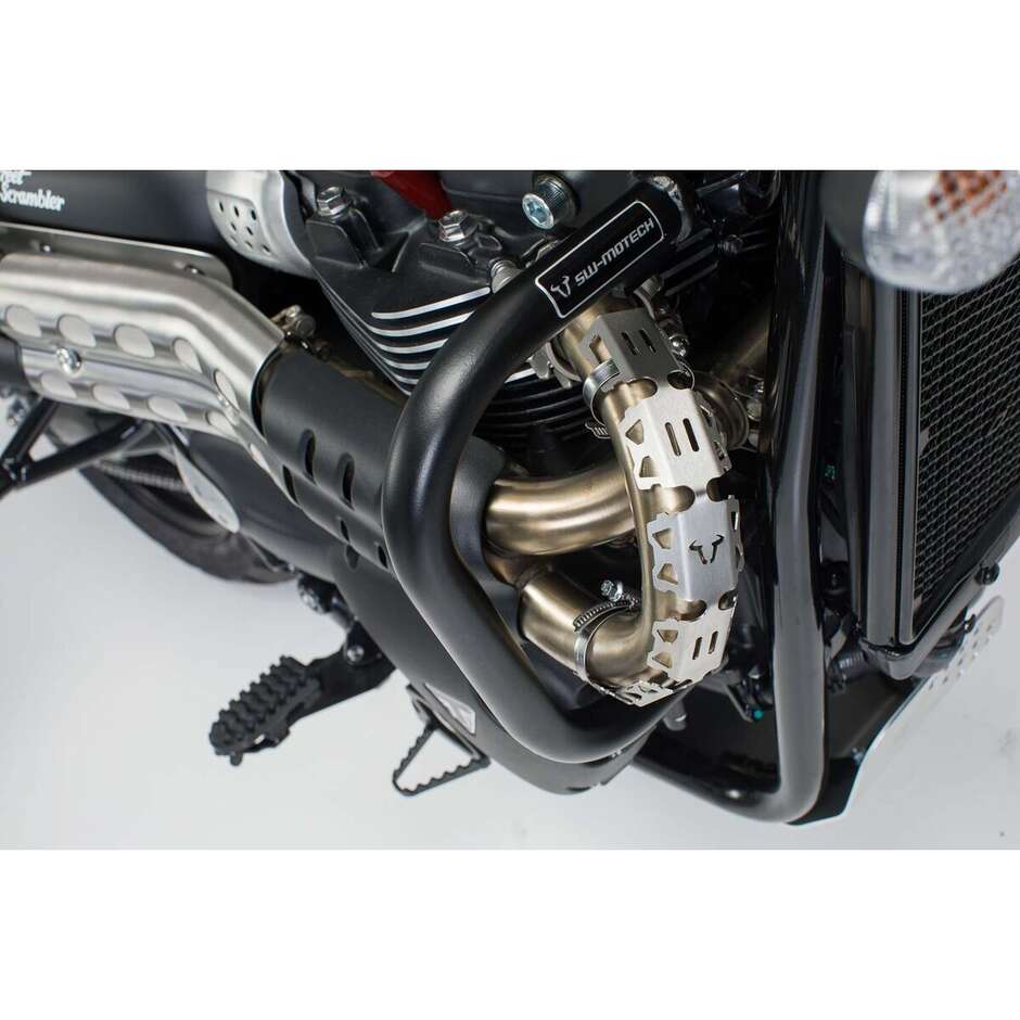 Schwarzer Motorschutzbügel Sw-Motech SBL.11.884.10000/B für Triumph Bonneville 1200 Speedmaster (18-24)/Bobber (17-24); Street Scrumbler 900 (17-22)