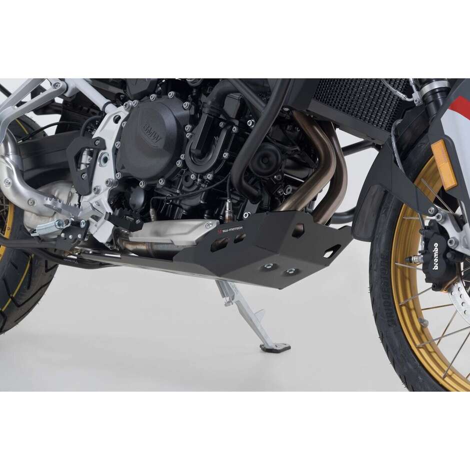 Schwarzer Sw-Motech Unterfahrschutz MSS.07.897.10003/B Für BMW F750GS (18-24); F800GS (24); F850GS (18-23); F900GS (24-25)
