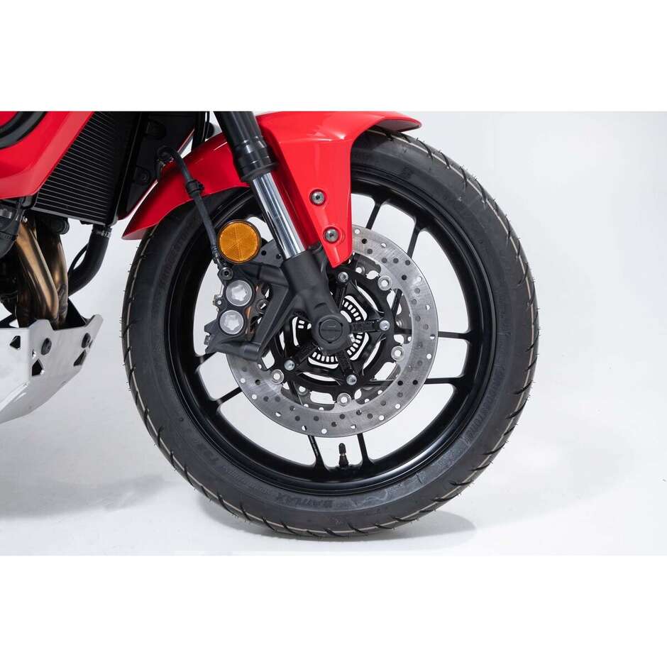 Schwarzer Vorderrad-Achsenschutzsatz STP.06.176.11100/B für Yamaha Tracer 9 / GT (20-)