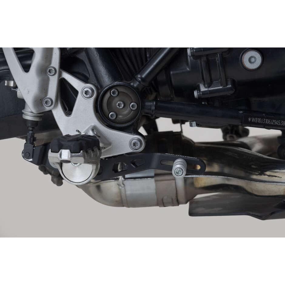 Schwarzes Motorrad-Bremspedal Sw-Motech FBL.07.653.10000