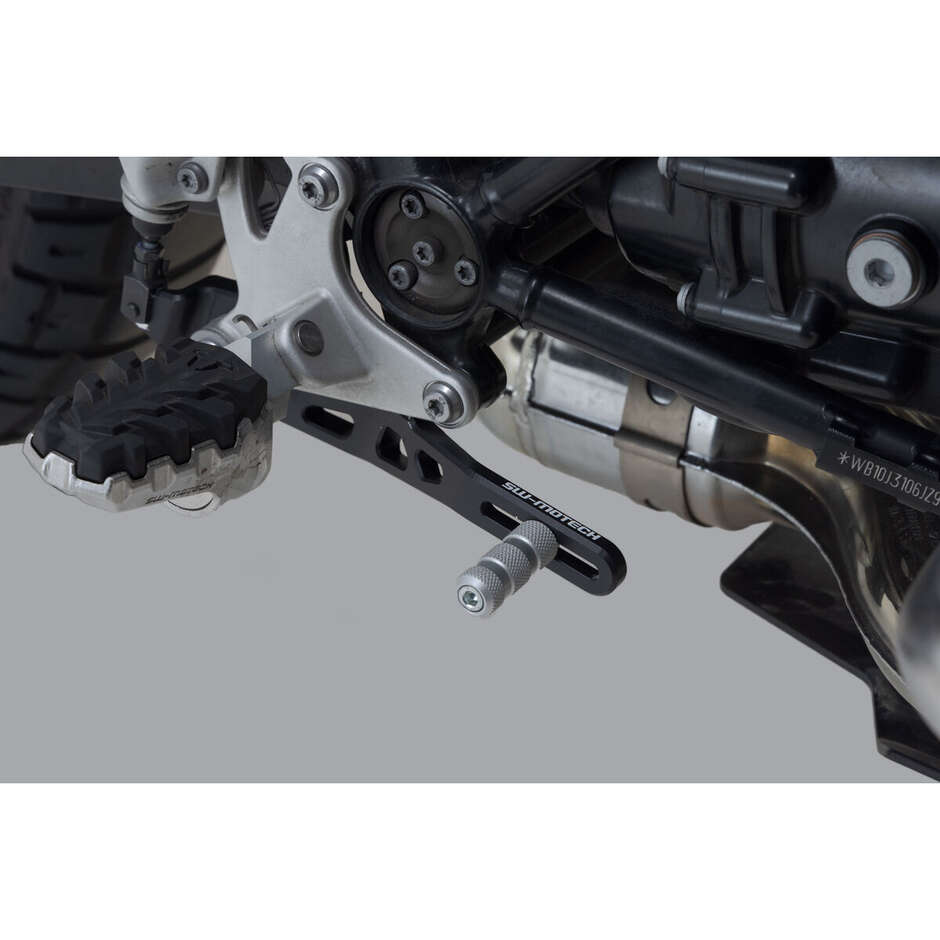 Schwarzes Motorrad-Bremspedal Sw-Motech FBL.07.653.10000
