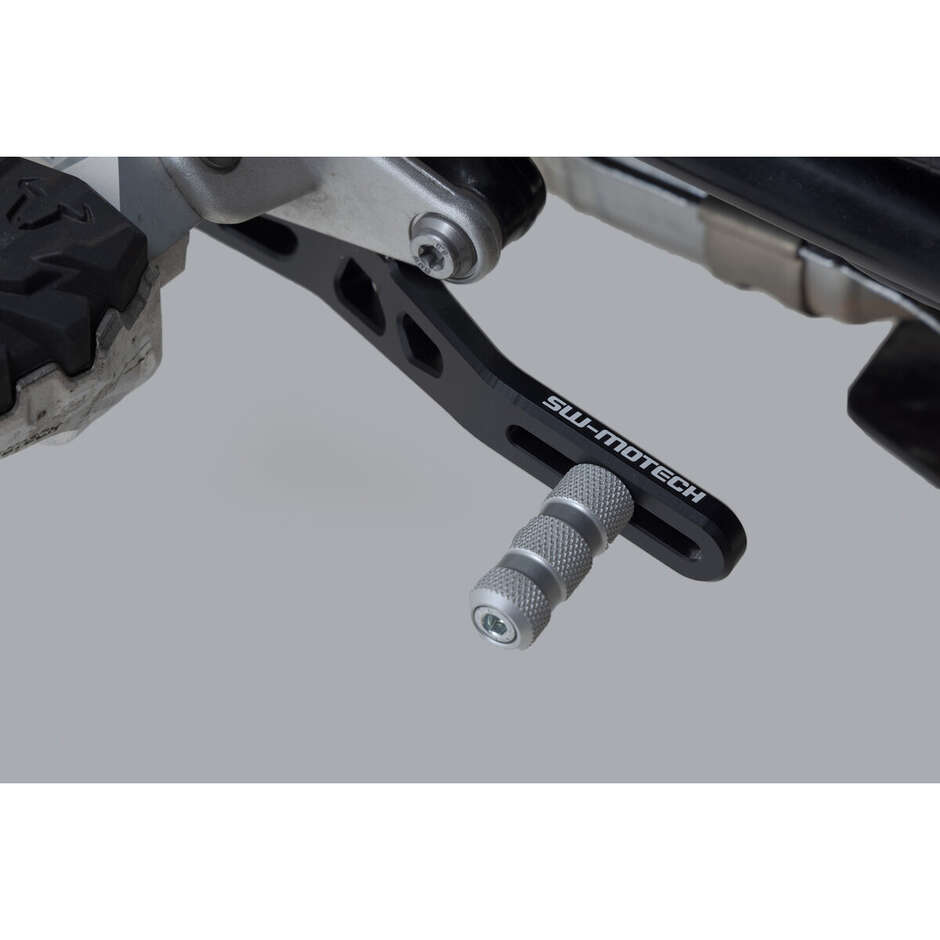 Schwarzes Motorrad-Bremspedal Sw-Motech FBL.07.653.10000