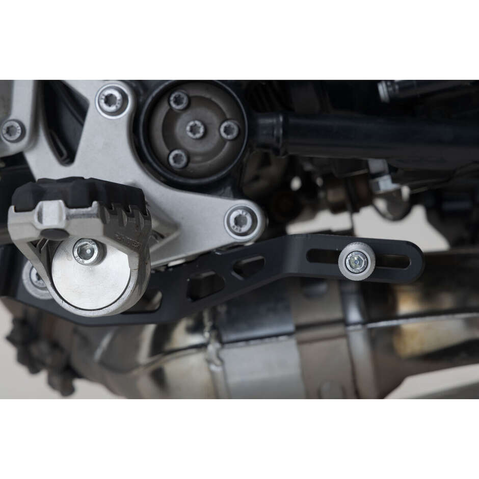 Schwarzes Motorrad-Bremspedal Sw-Motech FBL.07.653.10000