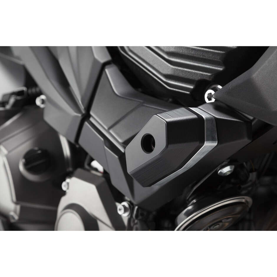 Schwarzes Rahmenschieber-Kit STP.08.286.10000/B für Kawasaki Z 800 (12-16)