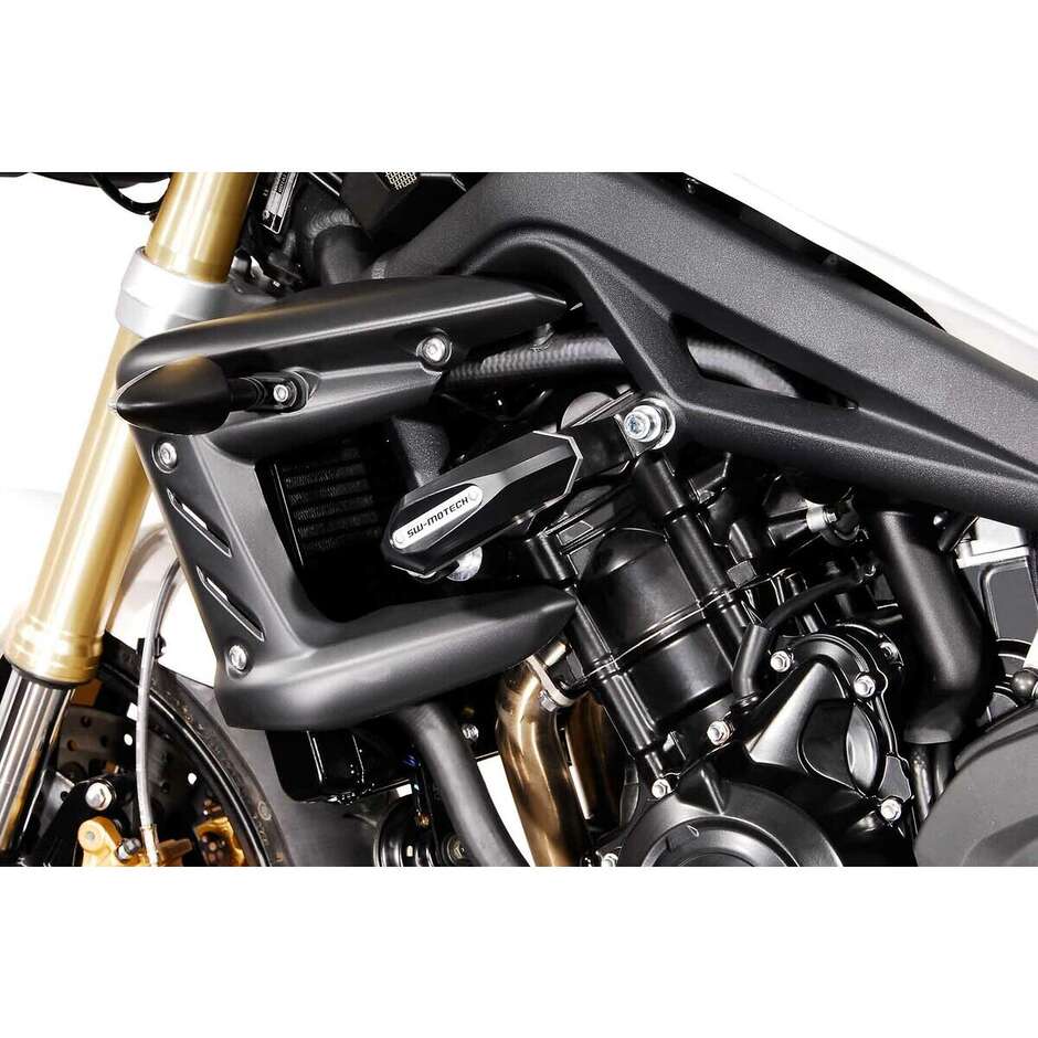 Schwarzes Rahmenschieber-Kit STP.11.590.10100/B für Triumph Street Triple 675 (07-12)