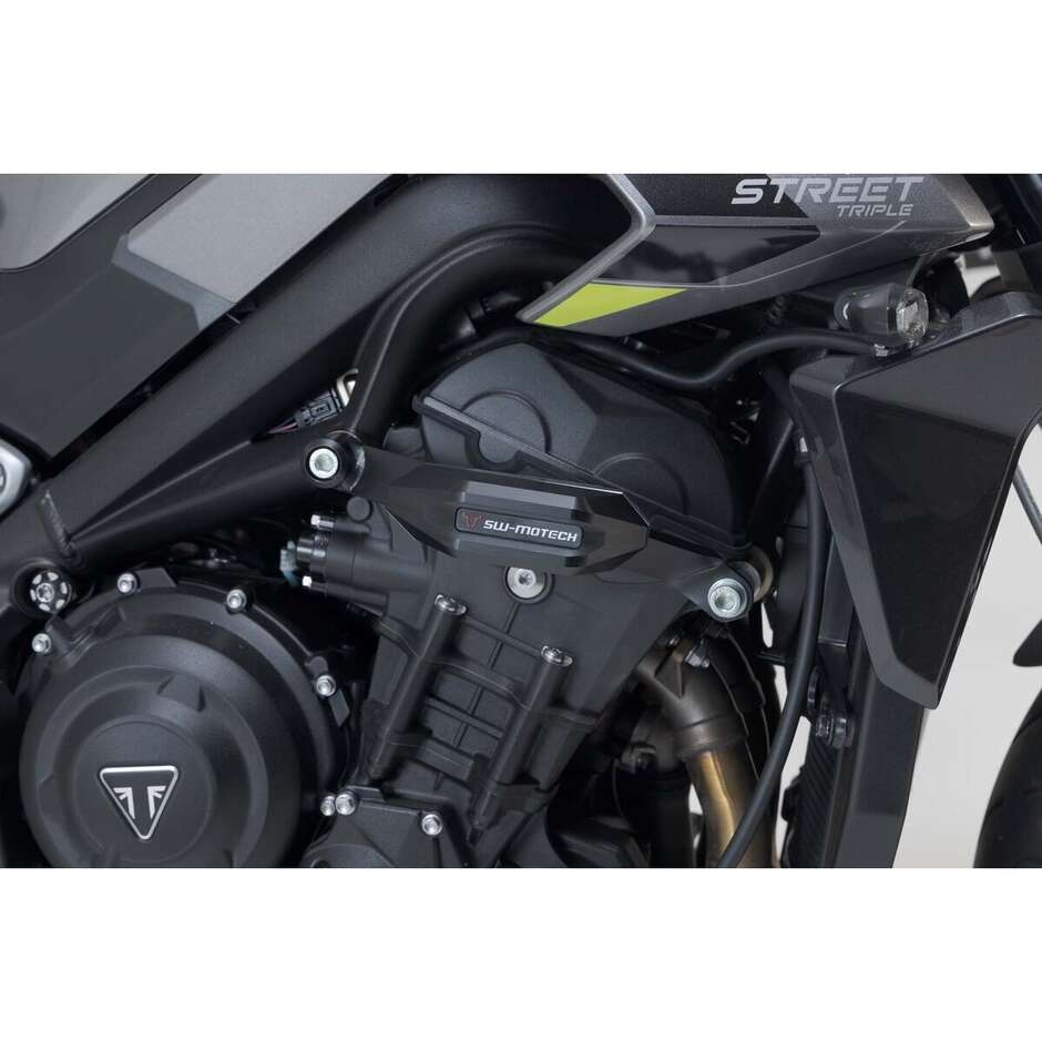 Schwarzes Rahmenschieber-Kit STP.11.590.10400/B für Triumph Street Triple (12-)
