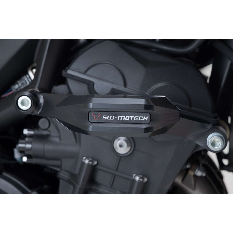 Schwarzes Rahmenschieber-Kit STP.11.590.10400/B für Triumph Street Triple (12-)