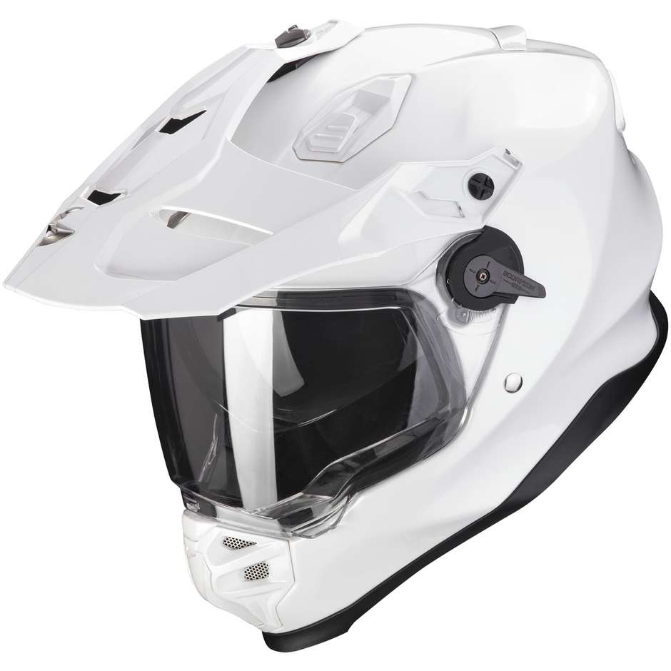 Scorpion ADF 9000 AIR Pearl White Full Face Motorcycle Helmet