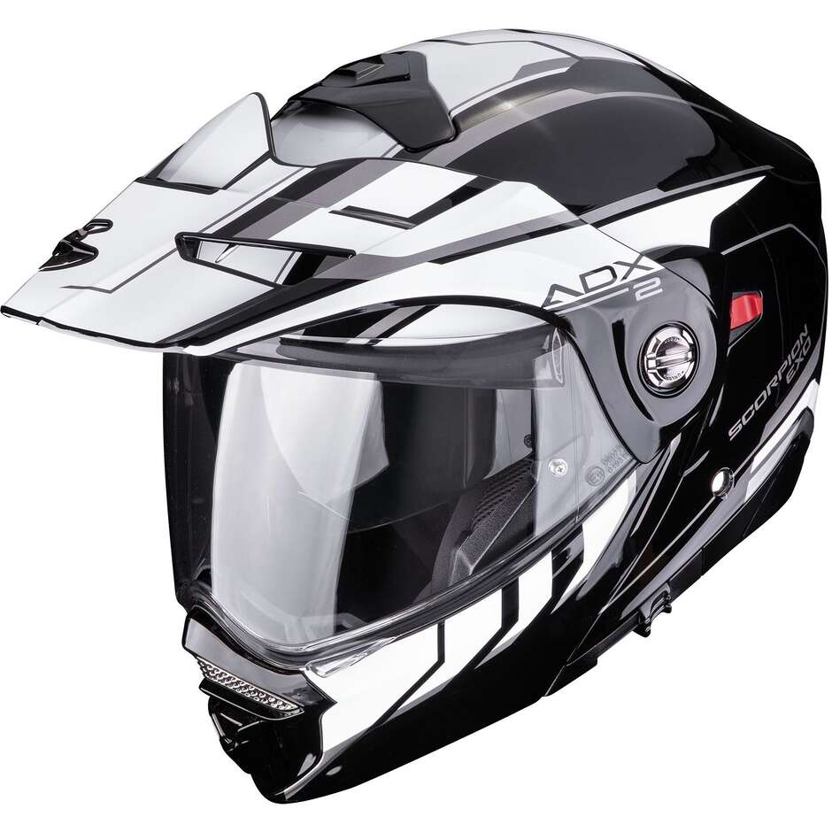 Scorpion ADX-2 WALT Modular Adventure Motorcycle Helmet P/J Black White