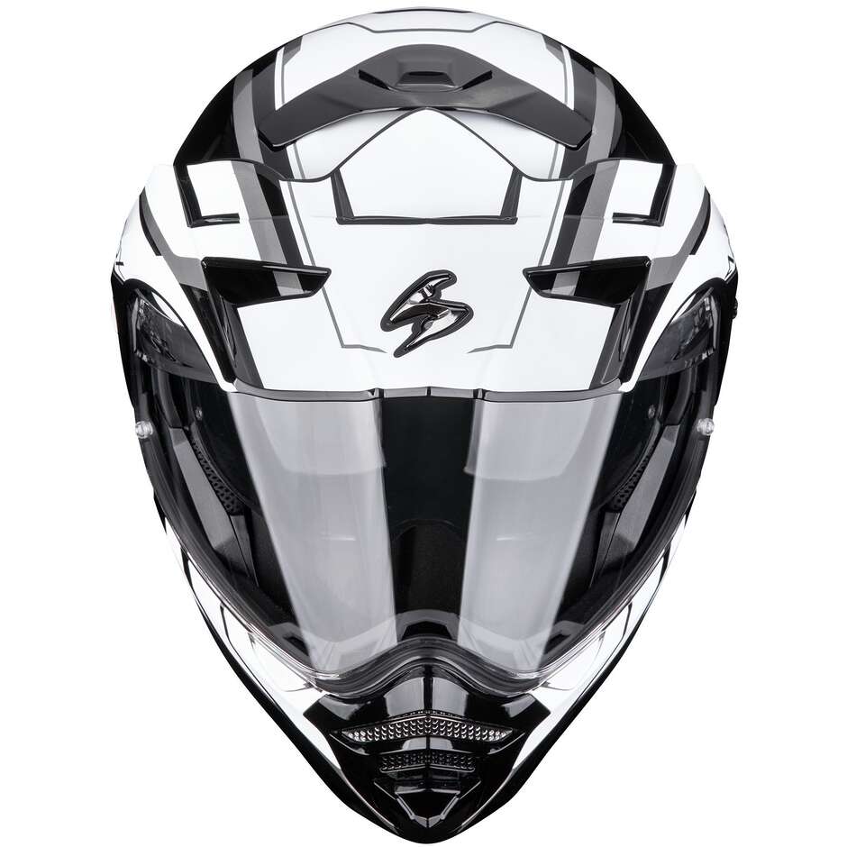 Scorpion ADX-2 WALT Modular Adventure Motorcycle Helmet P/J Black White
