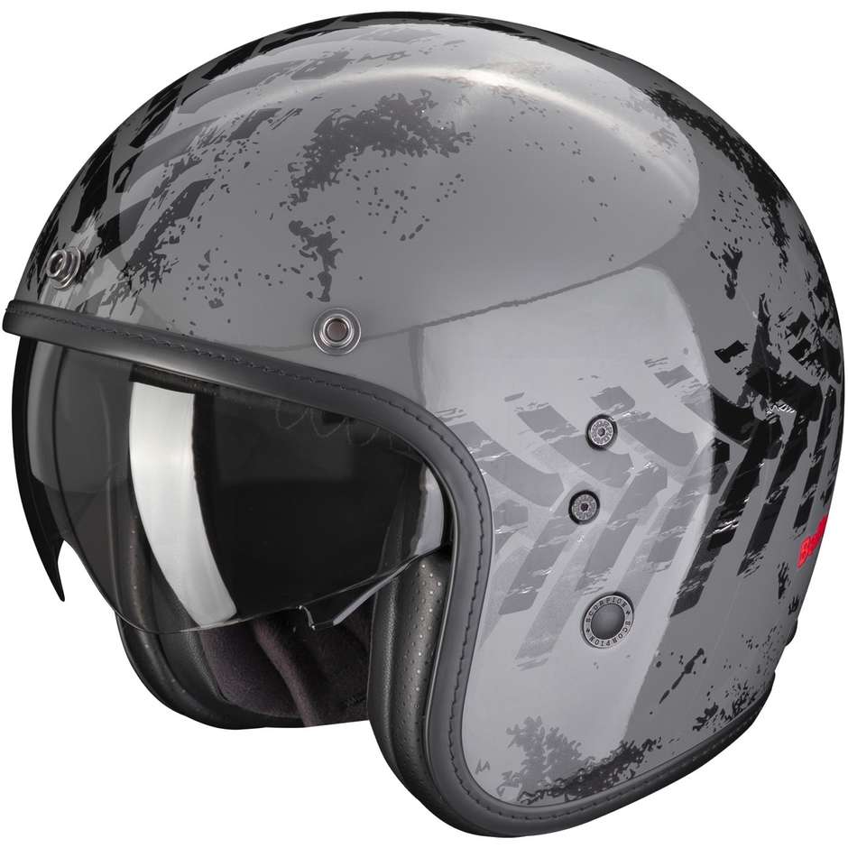 Scorpion BELFAST EVO NEVADA Jet Motorcycle Helmet Gray Black