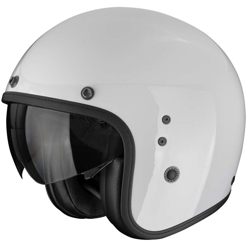 Scorpion BELFAST EVO SOLID Jet Motorcycle Helmet Light Grey