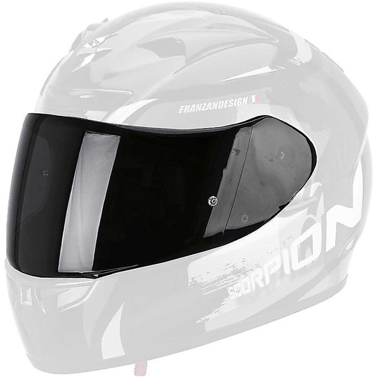 Scorpion Dark Smoke Visor KDF16-2-OP in 2D for EXO R1 AIR / EXO 1400 Air Helmet