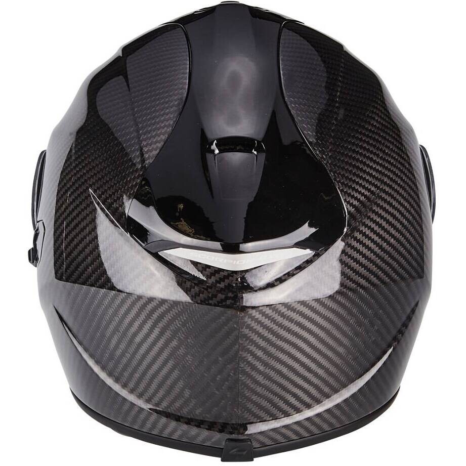Scorpion EXO-1400 EVO 2 CARBON AIR Vollcarbon-Motorradhelm, glänzend schwarz