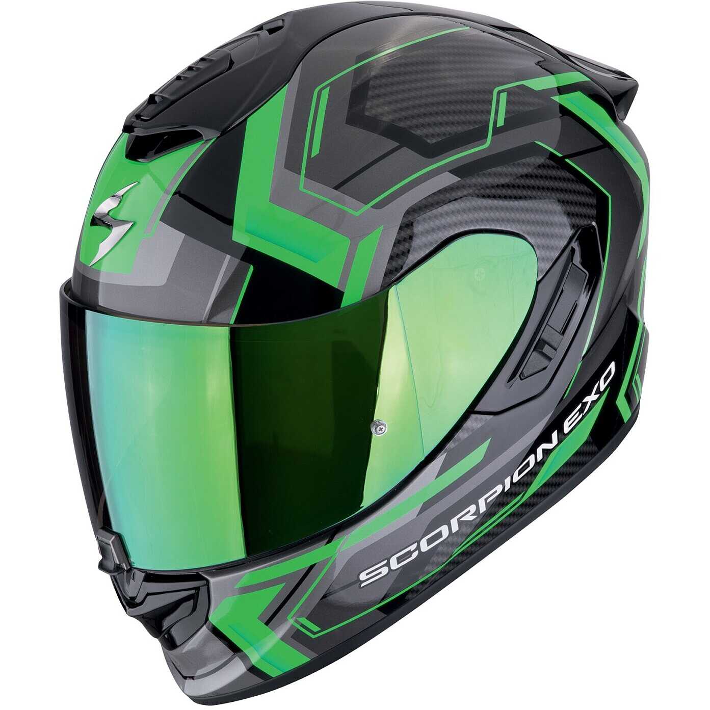 scorpion exo 500 helmet ardent green EXO-Warp Full Face Apex Atarax Black/Hi-Vis / 2XL Its an extremely lightweight helmet made with an Ultra TCT (Thermodynamic Composite Technology) shell "SCORPION EXO-1400 EVO II