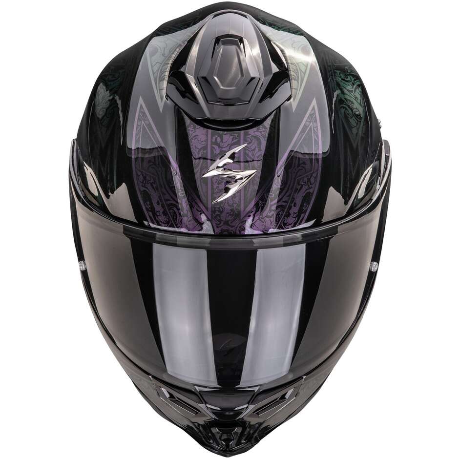 Scorpion EXO-1500 AIR FANTASY Full Face Motorcycle Helmet, Black Chameleon