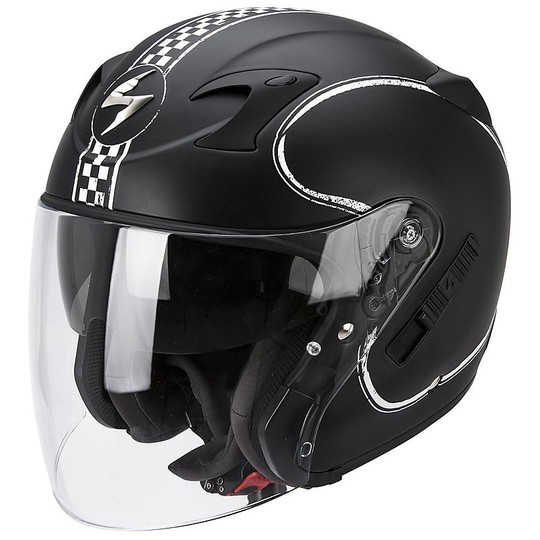 Scorpion Exo-220 Bixby Black Jet Jet Helmet