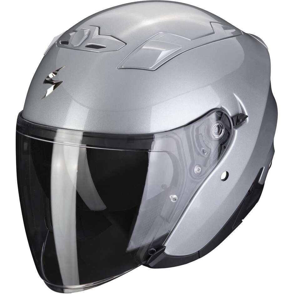 Scorpion EXO 230 SOLID Silver Motorcycle Helmet