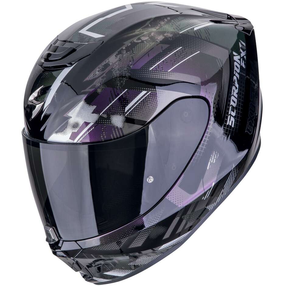 Scorpion EXO-391 CLUTTER Integraler Motorradhelm Schwarz Camaleon