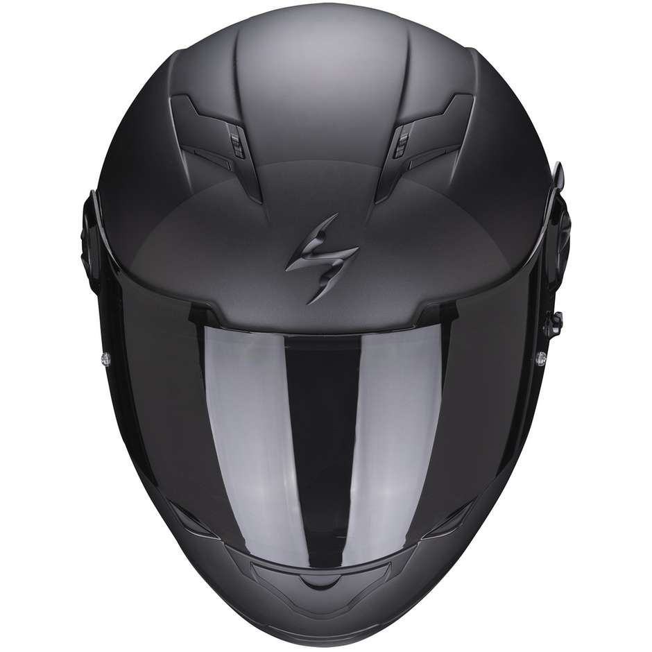 Scorpion EXO-490 PACE II Integral Motorcycle Helmet Black Opaque Silver