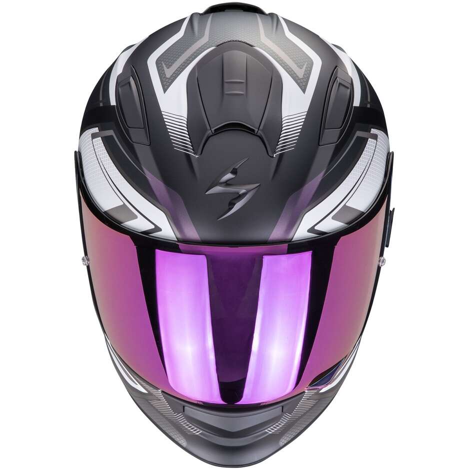 Scorpion EXO-491 ZUMO Full Face Motorcycle Helmet, Matte Black, Iridescent
