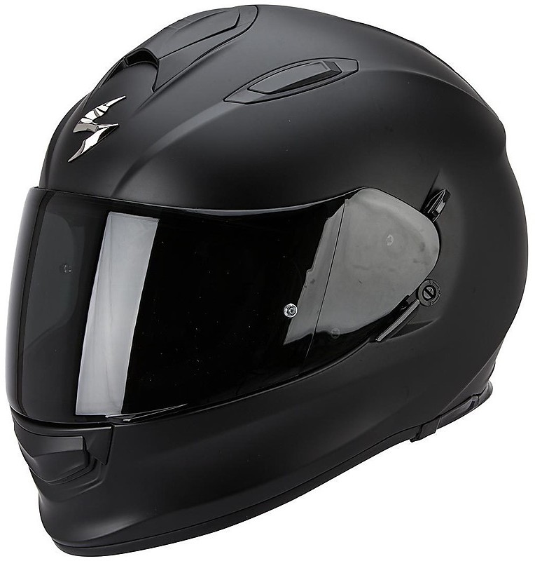Scorpion exo-510 air Solid MOTOCICLETA casco integral touring-negro 
