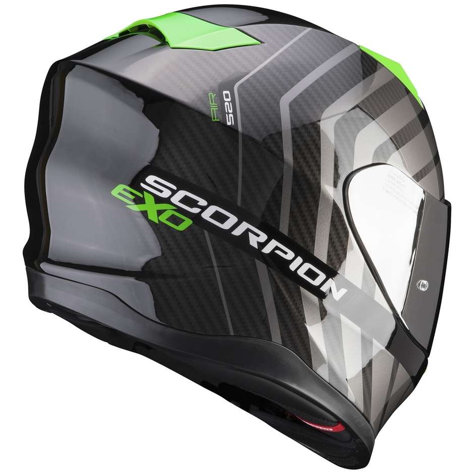 Scorpion EXO-520 AIR SHADE Integral Motorcycle Helmet Black Green