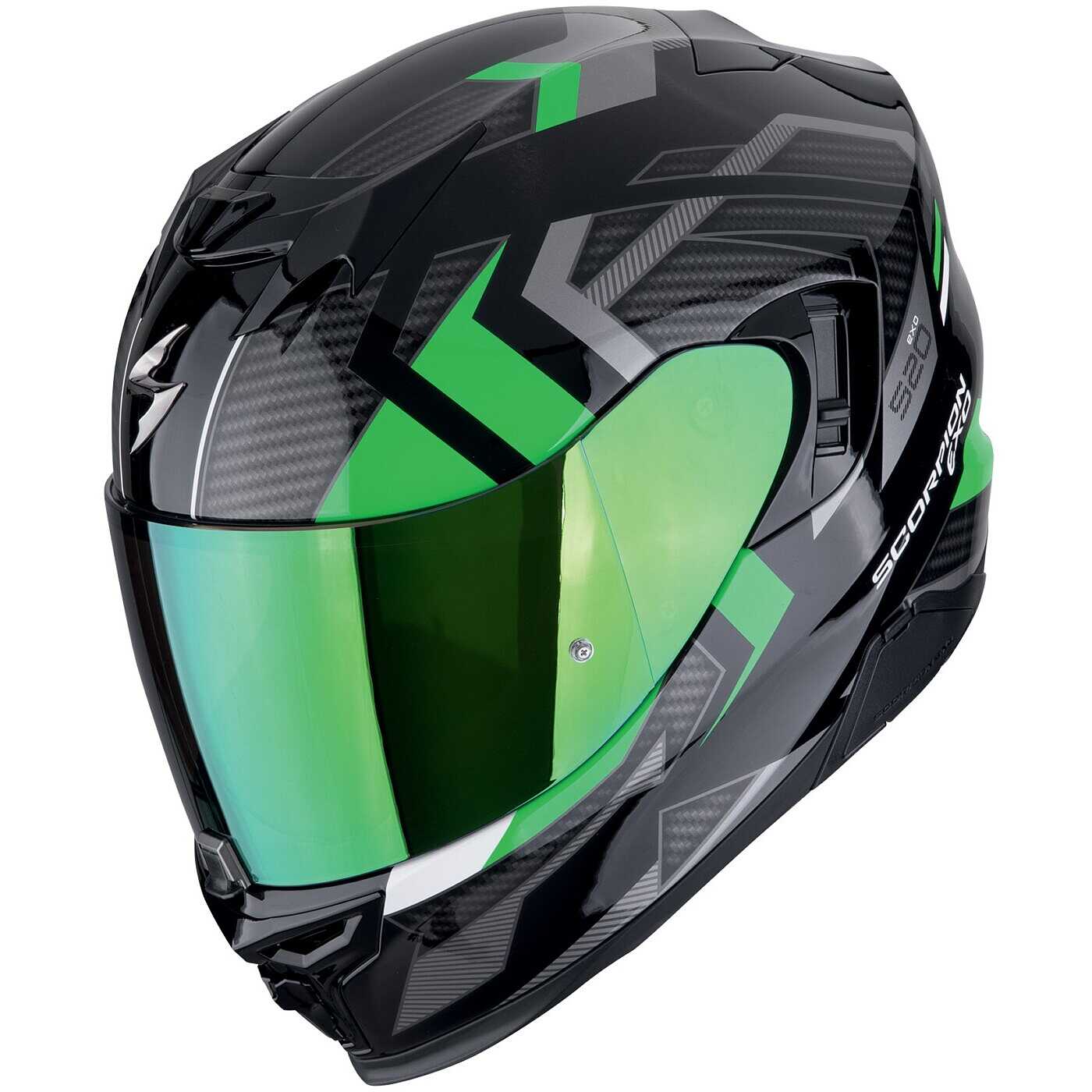 Scorpion EXO-520 EVO AIR SENSUS Full Face Motorcycle Helmet Black