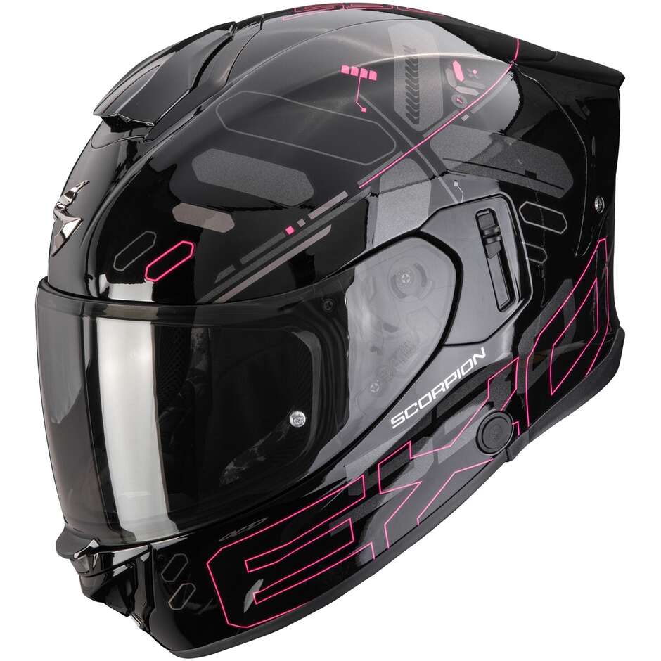 Scorpion EXO-530 AIR FOND Integralhelm Motorrad Schwarz Pink