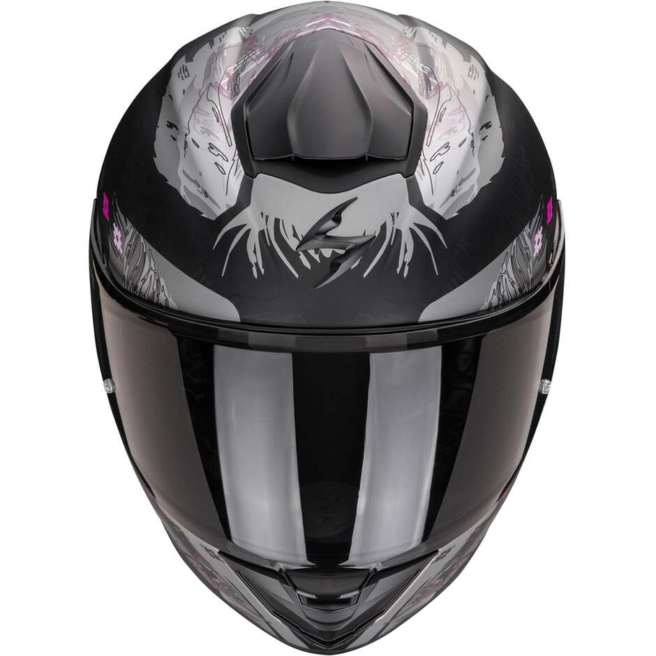 Scorpion EXO-530 AIR HADJI Full Face Motorcycle Helmet Matte Black Pink
