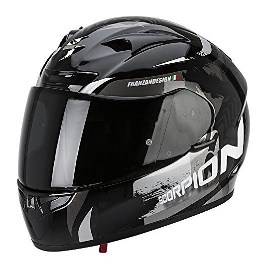 Scorpion Exo 710 Cerberus Motorcycle Motorbike Full Face Helmet Black Grey Sale* 