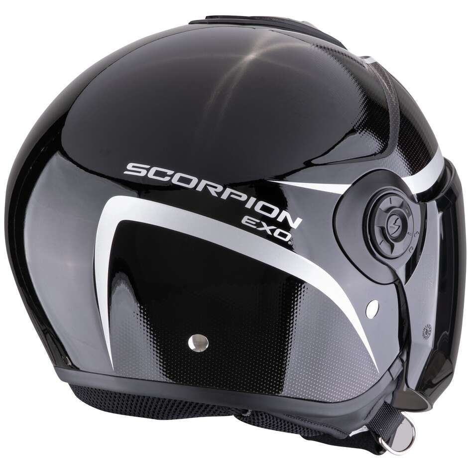 Scorpion EXO-CITY II INTERCITY Jet-Motorradhelm, schwarzes Chamäleon