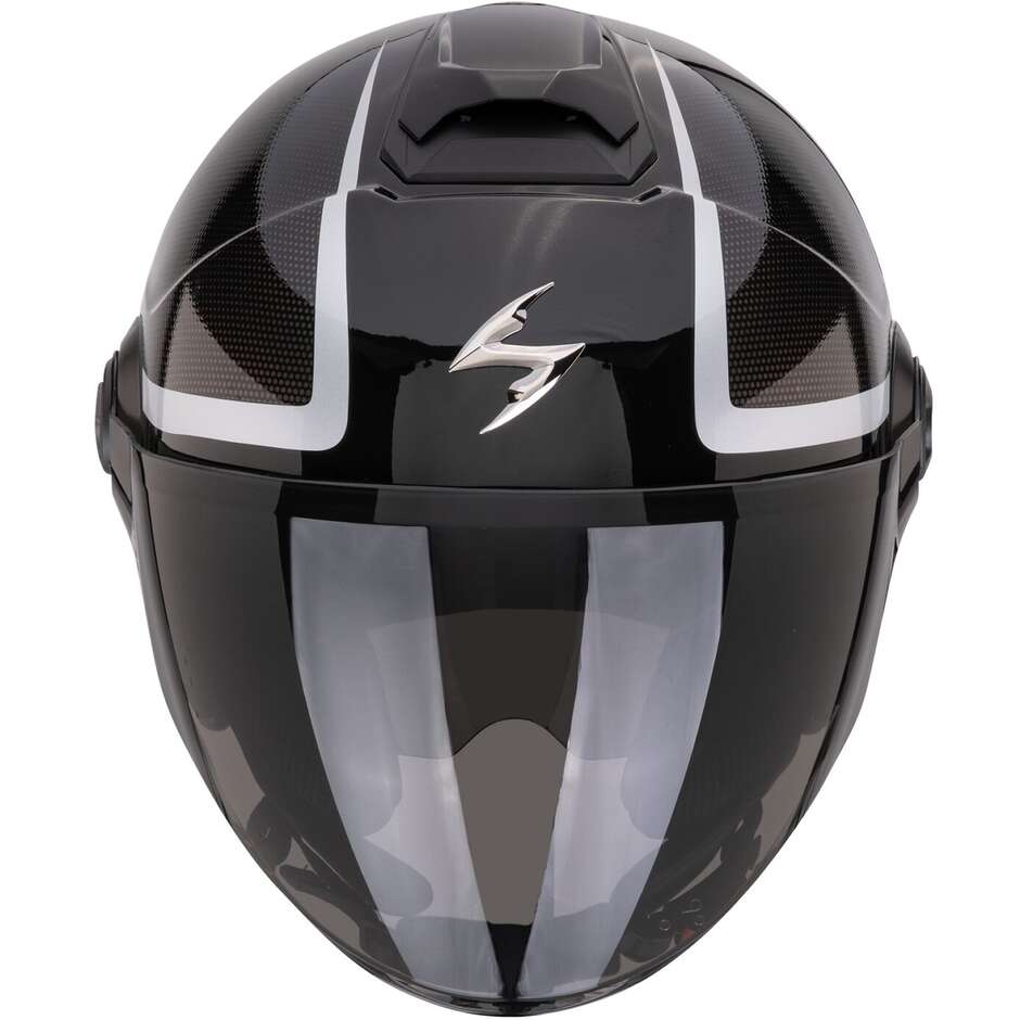 Scorpion EXO-CITY II INTERCITY Jet-Motorradhelm, schwarzes Chamäleon