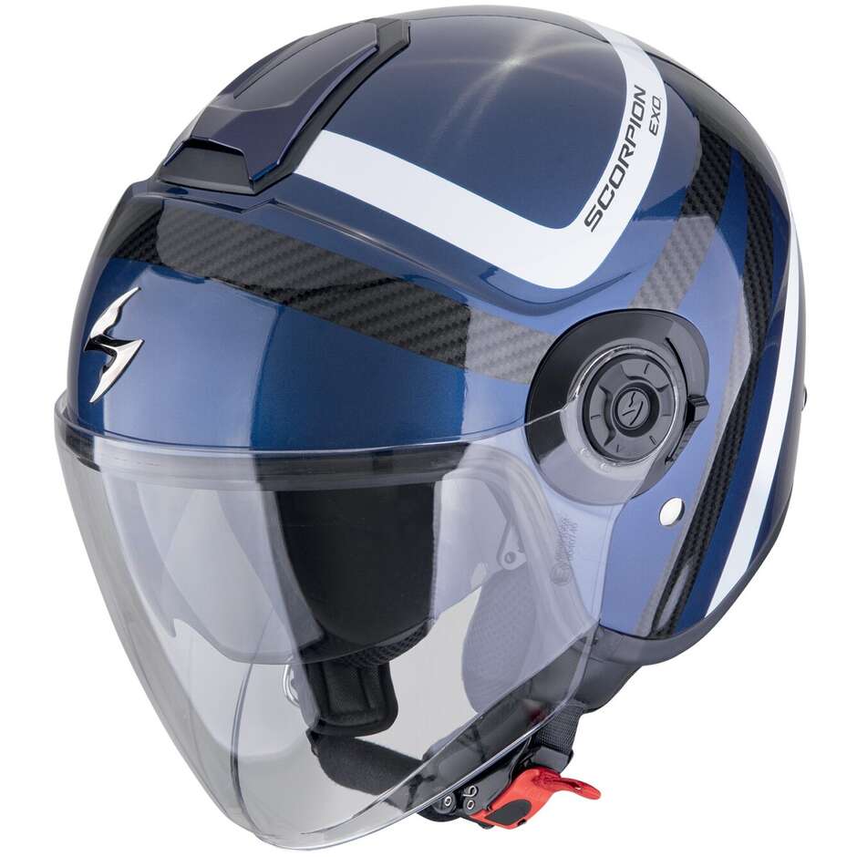 Scorpion EXO-CITY II RIVA Jet Motorcycle Helmet Blue Black