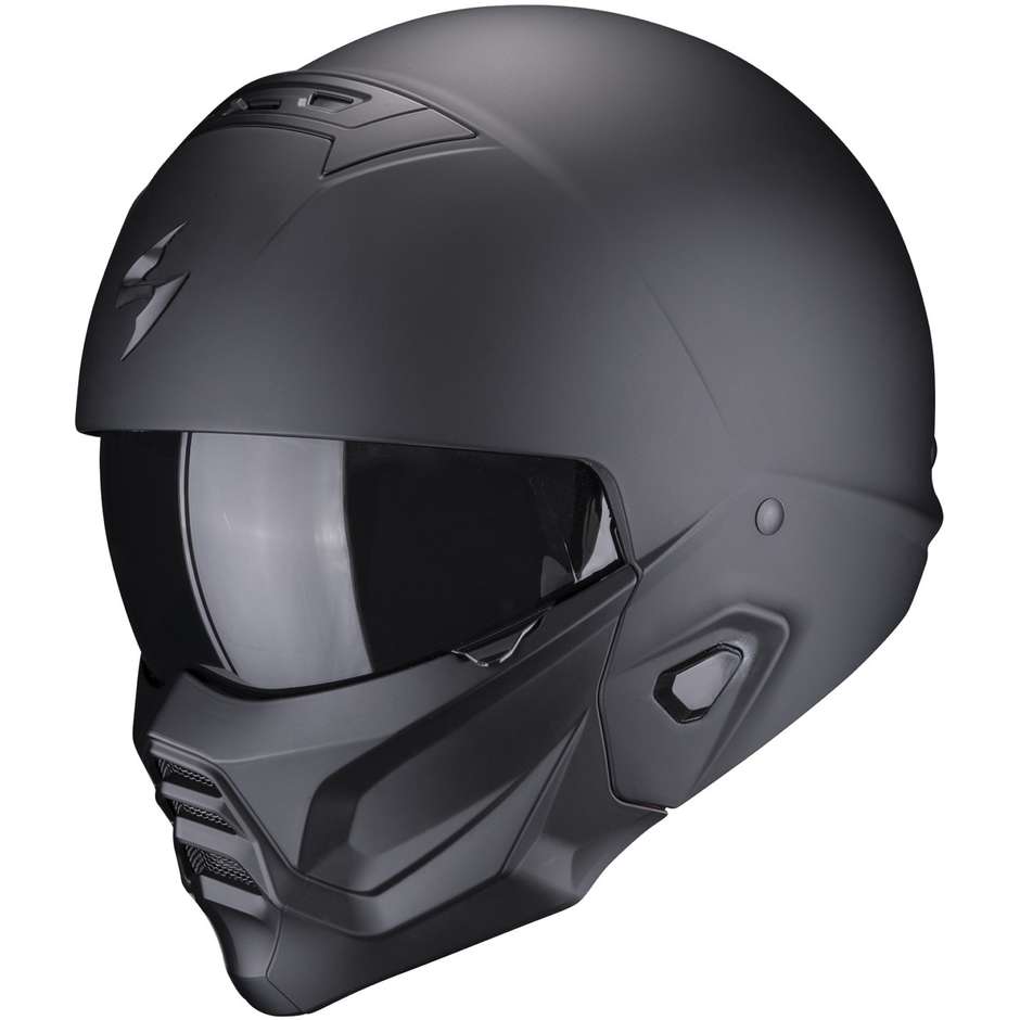 Scorpion EXO-COMBAT II SOLID Jet Motorcycle Helmet Matt Black